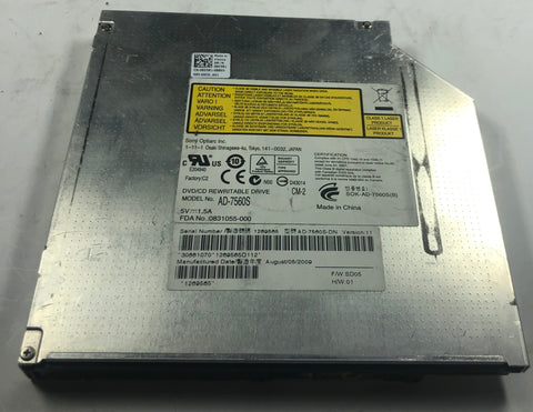 Dell Inspiron 1545 Laptop AD-7560S DVD/CD Rewritable Drive- 855R1