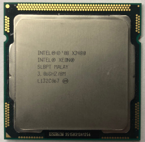 Intel Xeon X3480 Server CPU Processor- SLBPT