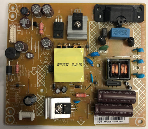 Vizio D32f-E1 LED TV 715G7735-P01-001-0H2S Power Supply Board- PLTVHL451XXQ7