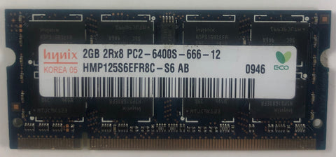 Hynix HMP125S6EFR8C-S6 2GB DDR2 Laptop RAM Memory