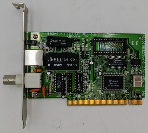 Winbond W89C940 PCI Ethernet Adapter Card