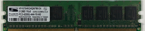 ProMOS V916764K24QAFW-E4 512MB DDR2 Desktop RAM Memory
