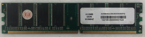 Avant AVM6464U39C5333K5-MTG 512MB DDR Desktop RAM Memory