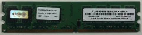 Spectek PE256M6416U48TD2J-25 2GB DDR2 Desktop RAM Memory