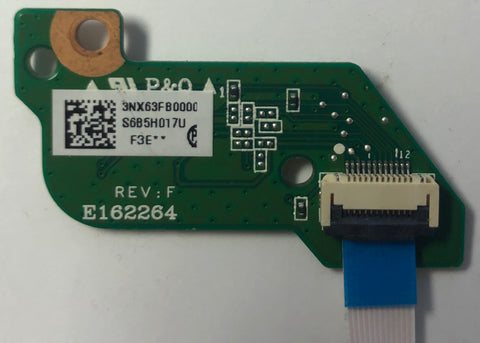 HP ProBook 450 G3 Laptop DAX63TH16F1 Switch Button Board- 3NX63FB0000