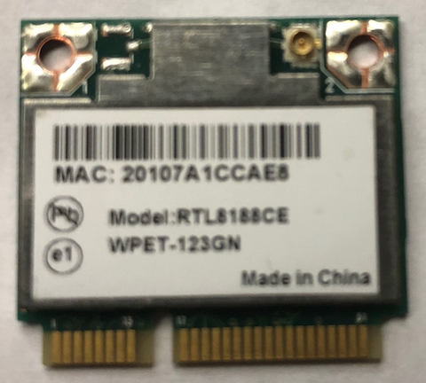 RealTek RTL8188CE Half Mini PCIe Wireless Wlan Card