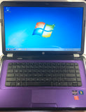HP Pavilion G6 Laptop- 160GB HDD, 4GB RAM, AMD E-450 CPU, Windows 7 Home