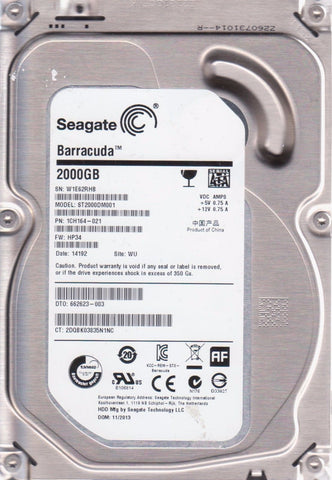 Seagate Barracuda 2TB Hard Drive- ST2000DM001