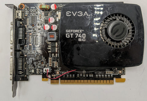 EVGA GeForce GT 740 SuperClocked 4GB DDR3 PCI-E Graphics Card- 04G-P4-2744-KR