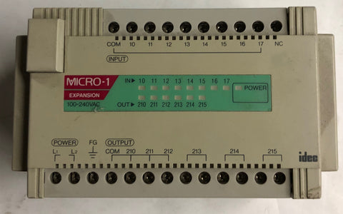IDEC MICRO-1 Programable Logic Controller I/O Expansion Module- FC1A-E1A1E