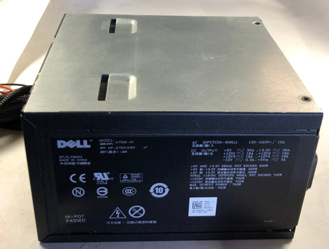 Dell XPS 630i Desktop H750E-01 750W Power Supply- DW002
