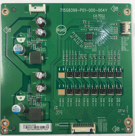 Vizio E55-E1 4K LED TV 715G8399-P01-000-004Y LED Driver Board- LNTVGU21EXAF8