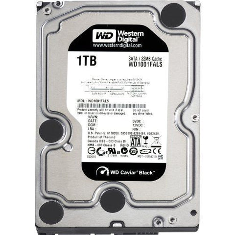 Western Digital Caviar Black 1TB SATA Hard Drive- WD1001FALS