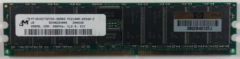 Micron MT18VDDT3272G-265B3 256MB DDR Server RAM Memory