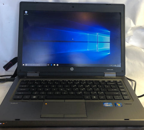 HP ProBook 6460b Laptop- 320GB HDD, 4GB RAM, Intel i3-2350M CPU, Windows 10 Pro