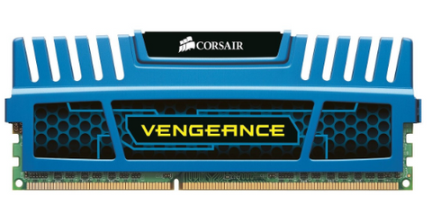 Corsair Vengeance 4GB Dual Channel DDR3 Desktop RAM Memory- CMZ8GX3M2A1600C9B