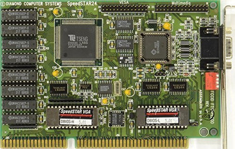 Diamond Computer Systems SpeedSTAR24 Video Card- ET4000AX