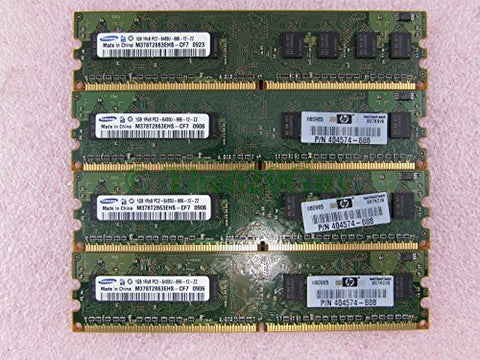 HP 404574-888 4GB 4 x 1GB PC2-6400U DDR2 800 Non-ECC Unbuff Samsung Memory Kit