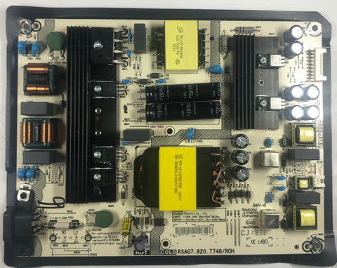 Sharp LC-55Q7030U 4K LED TV RSAG7.820.7748/ROH Power Supply Board- 222177