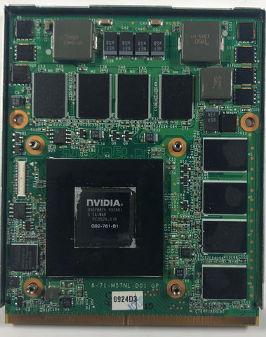 Nvidia GeForce GTX 280M 1GB DDR3 Video Card- G92-761-B1