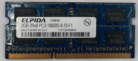 Elpida EBJ21UE8BFU0-DJ-F 2GB DDR3 Laptop RAM Memory