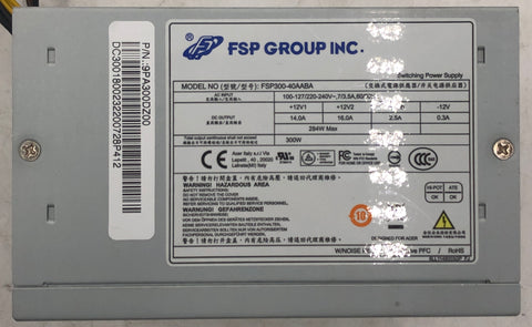 Acer Veriton D630 Desktop FSP300-40AABA 300W Switching Power Supply- 9PA300DZ00