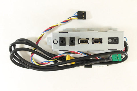 Dell Inspiron 545 Desktop Front I/O Panel and Power Button Switch Board- H064N