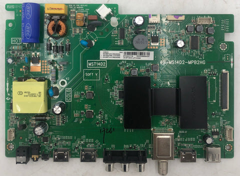 TCL 32S321 LED TV 40-MS14D2-MPB2HG Main Board- 08-MST1412-MA200AA