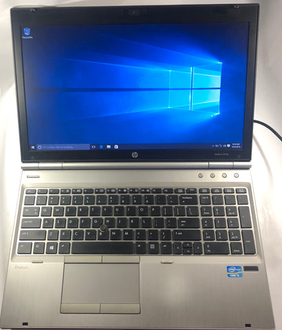 HP EliteBook 8570p Laptop- 320GB HDD, 4GB RAM, Intel i5 CPU, Windows 10 Pro