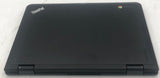Lenovo ThinkPad 11e Chromebook- 16GB eMMC, 4GB RAM, Intel Celeron N3450 CPU, ChromeOS