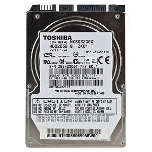 Dell Latitude D630 MK8032GSX 80GB 2.5" SATA Hard Drive- UC006