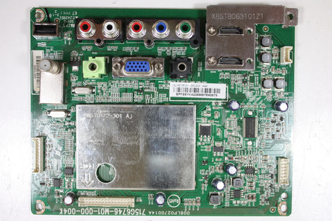 Vizio E280-B1 28" LED HDTV Main/Video Board- XECB02K058020X
