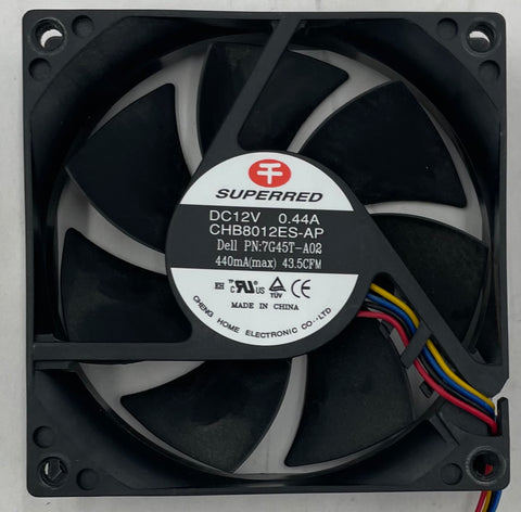 Dell OptiPlex 3040 Desktop CHB8012ES-AP Cooling Fan- 7G45T