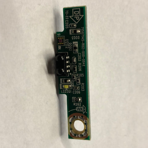 Vizio D32X-D1 LED TV IR Sensor Board- 715G145-R02-000-004K