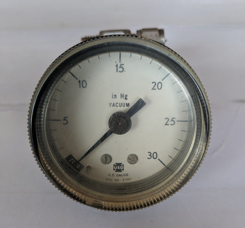 Ametek US Gauge Dial No. 37307 0-30Hg