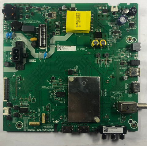 Hisense 32H4030F HD Roku Smart TV RSAG7.820.9091/ROH Main Board- HU32A5600HWR