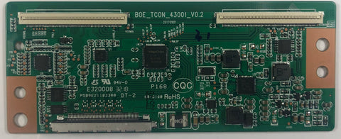 Vizio D43fx-F4 LED TV BOE_TCON_43001_V0.2 T-Con Board- 20170209