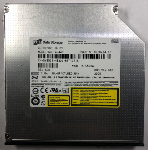 Dell OptiPlex GX620 Desktop GCC-4244N CD-RW/DVD Drive- Y8533