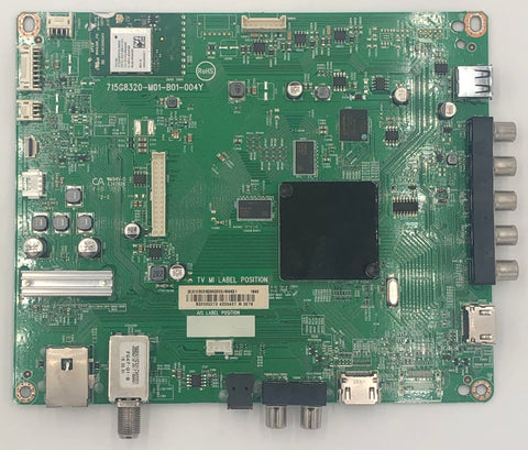 Vizio D32F-F1 LED TV 715G8320-M01-B01-004Y Main Board- XICB02K035020X