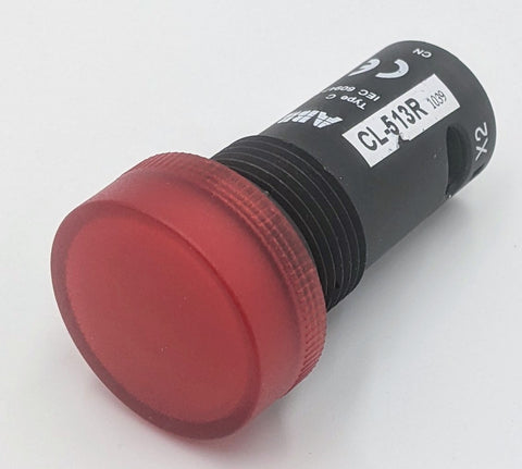 ABB Red Pilot Light CL-513R 110-130V