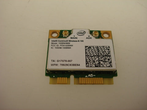 Intel Centrino Wireless-N 100 WiFi Card- 100BNHMW