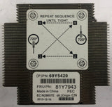 IBM x3100 M4 Server Heatsink Assembly- 81Y7943
