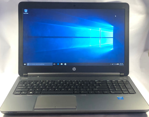 HP ProBook 650 G1 Laptop- 320GB HDD, 4GB RAM, Intel i5-4210M CPU, Windows 10 Pro