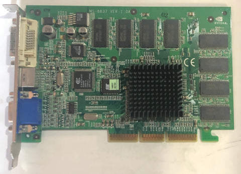 nVidia GeForce2 MX400 64MB AGP Graphics Card- MS-8837