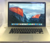 Apple MacBook Pro A1398 Laptop- 251GB Flash HDD, 8GB RAM, Intel i7 CPU, OSX 10