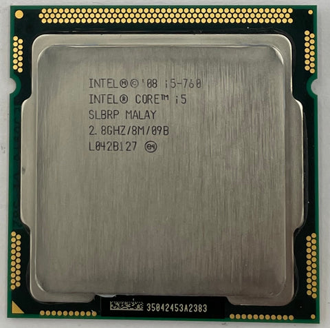 Intel Core i5-760 Desktop CPU Processor- SLBRP