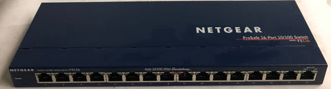 Netgear ProSafe 16-Port 10/100 Fast Ethernet Switch- FS116