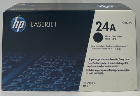 HP 24A Black Print Cartridge- Q2624A