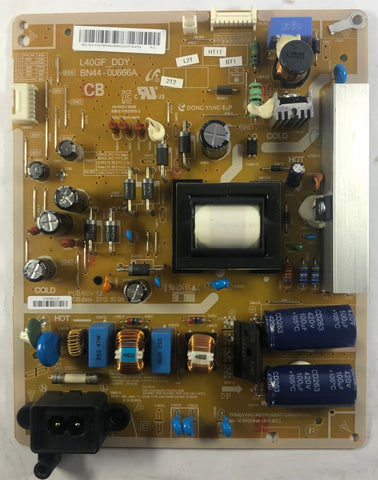 Samsung UN40EH5300FXZA LED TV L40GF_DDY Power Supply Board- BN44-00666A