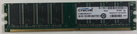 Crucial CT12864Z40B.M16TFY 1GB DDR Desktop RAM Memory